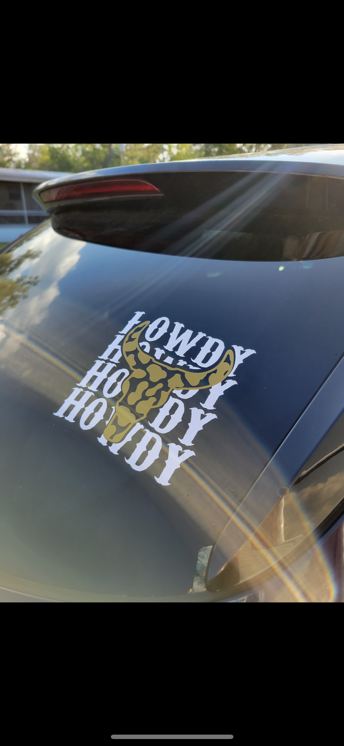 Howdy Car Decal