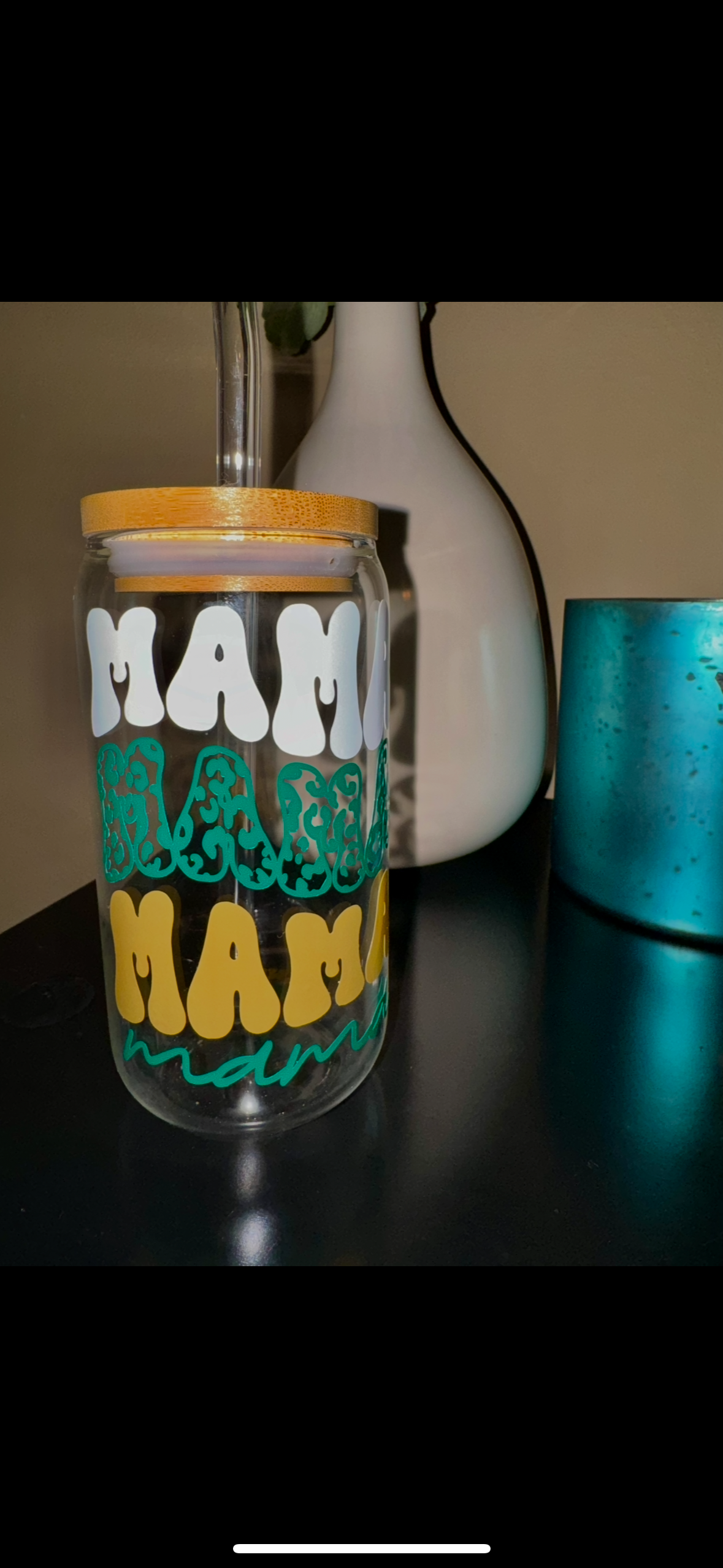 Vinyl Glass Cup